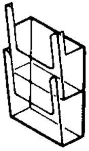 Clear Wallmount Literature Racks