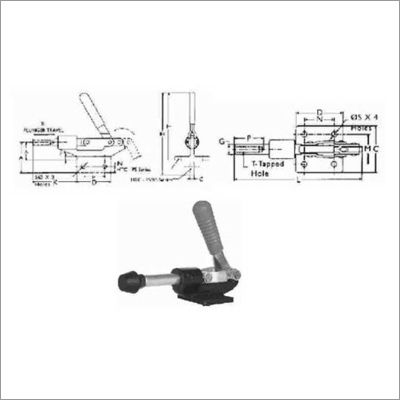 Centre Base Push Pull Action Toggle Clamp