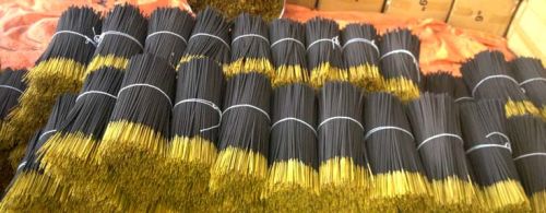 Raw Incense Sticks, For Temples, Home, Color : Black