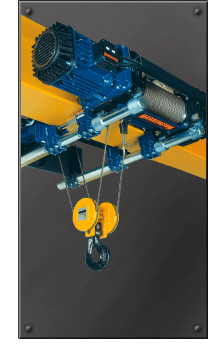RH-Advantage Ultra-Low Headroom Wire Rope Trolley