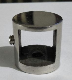 SS ROUND SQUARE KNOB