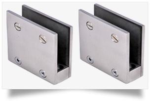 202/304 SS Square Glass Bracket