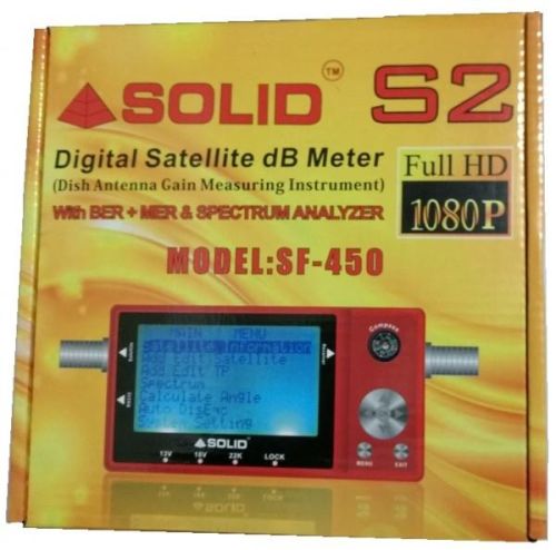 SOLID SF-450 S2 Digital Satellite dB Meter