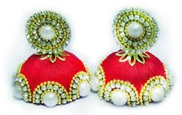 Silk Thread Earrings, Gender : FEMALE