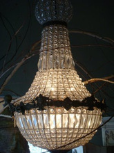 Hanging Basket Chandelier