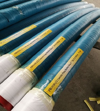 ISO 9001 4 Layer Steel Wire Concrete Pump Rubber Hose