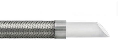 TYPE TSS-Stainless Steel Braid Cover Smooth PTFE Tube