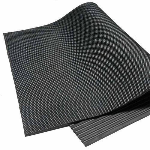 Cow Buffalo Mat, Color : Black