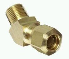 Brass 45 Degree Male Elbow, For Hydraulic Pipe