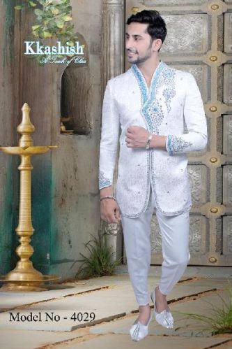 GROOM WEDDING SHERWANI MODEL NO 4029