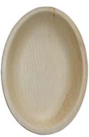 Areca Leaf Oval Shaped Plate, Feature : Disposable, Eco-Friendly