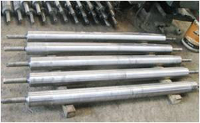 Customised Carbon Steel Industrial Rollers, Certification : ISO 9001 2015