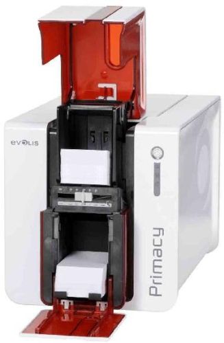 Evolis Primacy Aadhar Id Card Printers, Color : WHITE