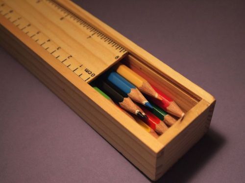 Wooden Pencil Box