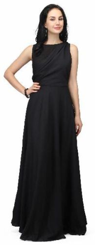 Shubhangini Fashion Black Maxi Dress