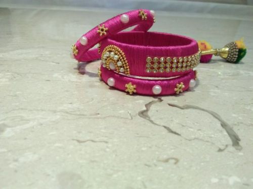 Silk thread bangles