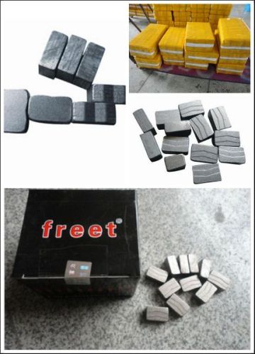 2000mm Diamond Granite Segment 2m 24*9.8/10.6*14/15mm