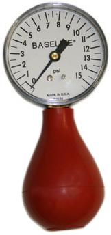 Dynamometer Pneumatic Squeeze Bulb15 PSI Capacity No Reset