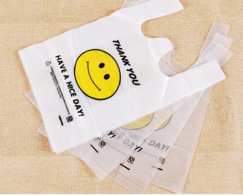 HDPE LDPE Plastic T-shirt Bags