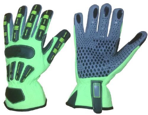 Cut 5 Gloves / Cut 5 TPR Mechanic Gloves For Oil and Gas Industries, Non-Slip Gloves / Impact Gloves