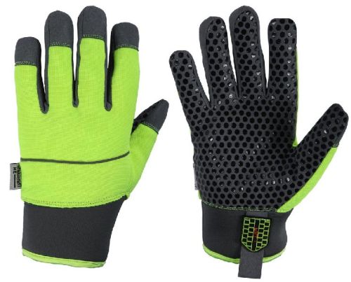 Mechanical Gloves In Synthetic Leather / Best Quality Winter Mechanic Gloves, Safety Gloves / Winter Mechanic Gloves