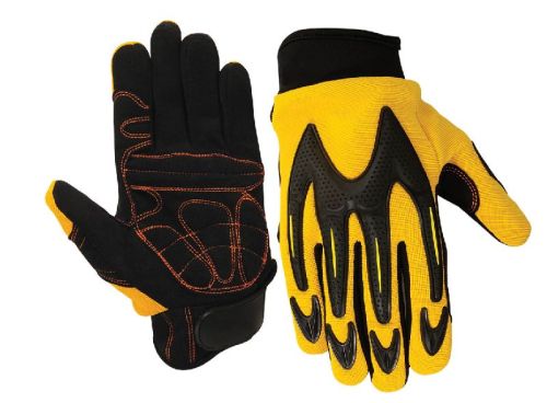 Impact Protection Mechanic Gloves For Oil & Gas Field Industries / Anti Vibration Gloves / Mechanic Gloves For Pneumatic Tools