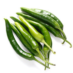 Fresh green chilli, Application : Cooking