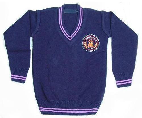 Woolen Plain School Sweaters, Technics : Knitted