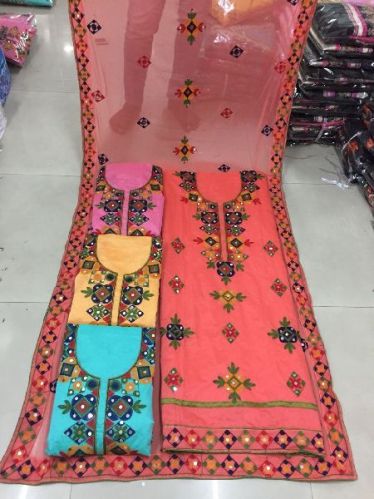 Chanderi Dress Material