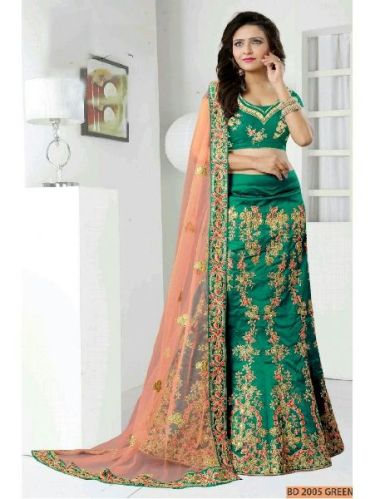 Green Collection Bridal Lehenga Choli