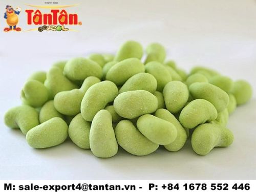 ROASTED WASABI CASHEW NUTS, Brand Name : Tan Tan for Snacks