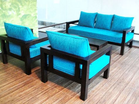 Wooden sofa set, Seating Capacity : 5 Seater