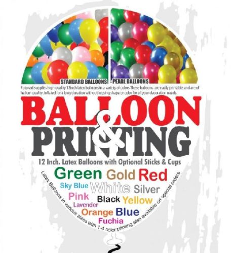 Balloon Printing Services