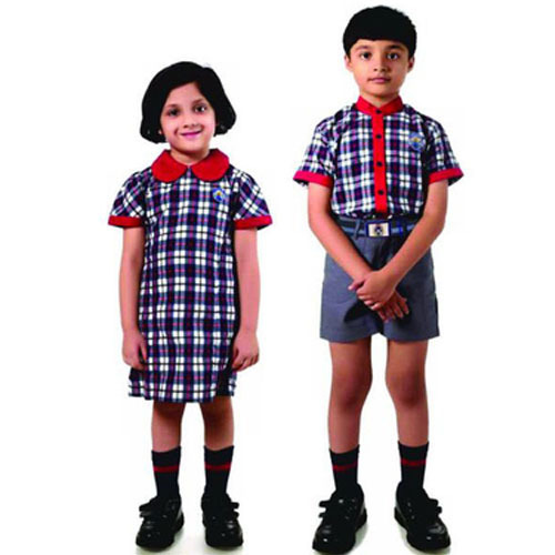 Cotton + Polyester School Uniforms, Age Group : Kids