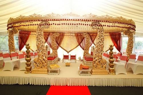 Asian Wedding Fiber Mandap