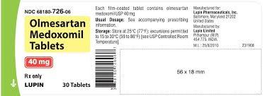 Olmesartan Medoxomil Tablets