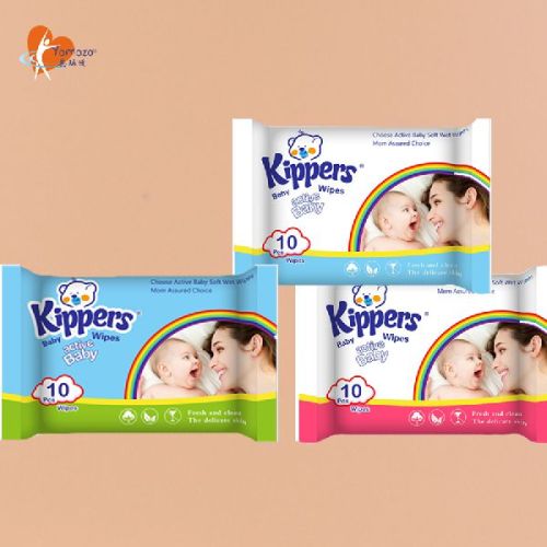 Spunlace Non-Wovwn Fabric Kippers Brand Baby Wet Tissues for Cleaning