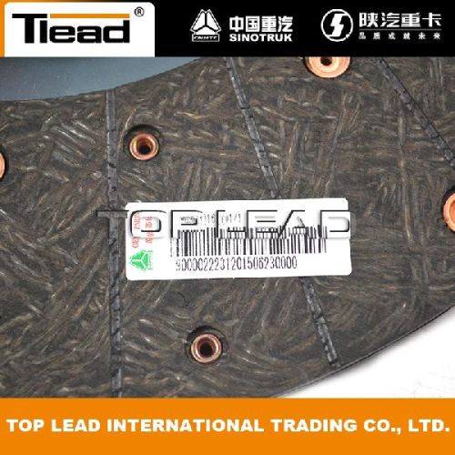 Sinotruk Howo Truck Clutch Disc WG9619160001