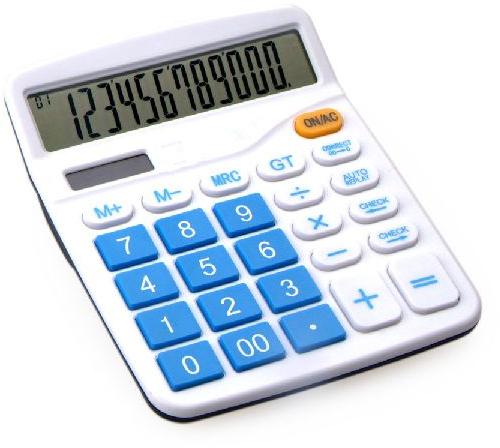 12 Digits Dual Power Basic Electronic Calculator