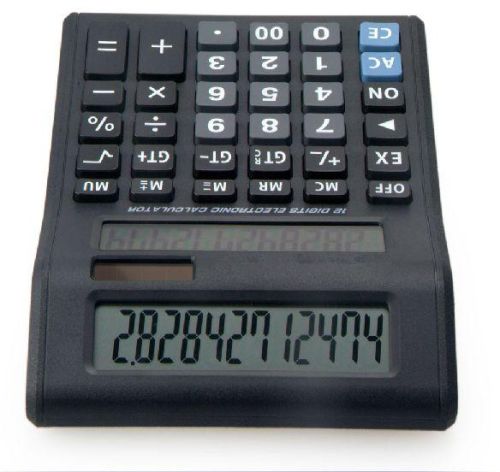 12 Digits Innovative Double Screen Display Calculator