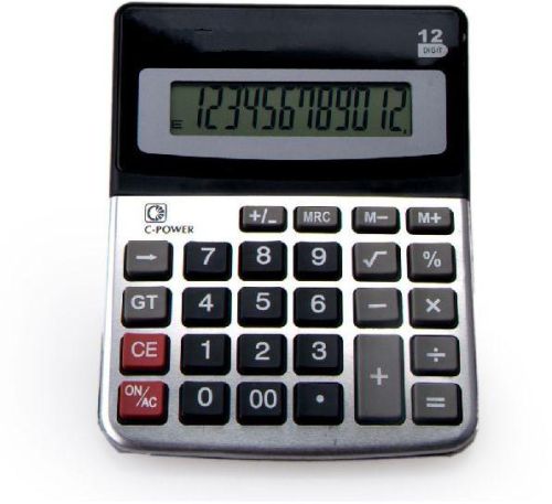 12 Digits Office Desktop Calculator