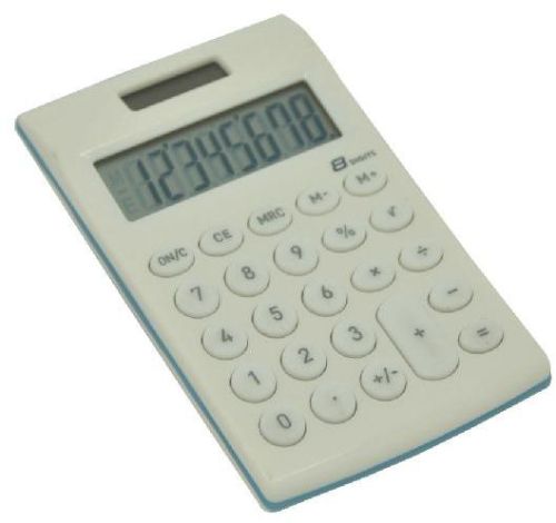 8 Digits Dual Power Mini Soft Key Handheld Solar Calculator
