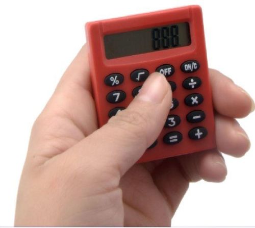 8 Digits Mini Square Pocket Calculator