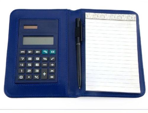 Leather Cover Custom Notebook Calculator