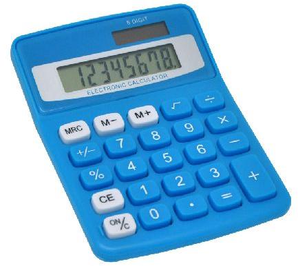 12 Digits Dual Power Calculator