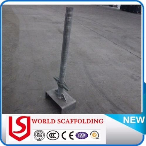 Q235 steel Adjustable Scaffolding Screw Jack, Packaging Type : Silver