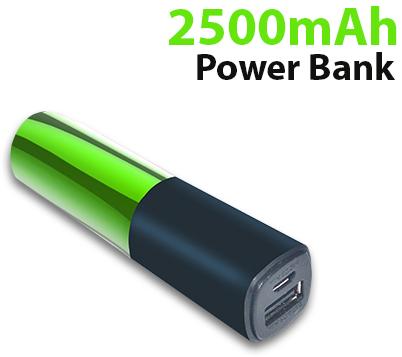 Moerdon 2500mAh Premium Power Banks, Color : Green
