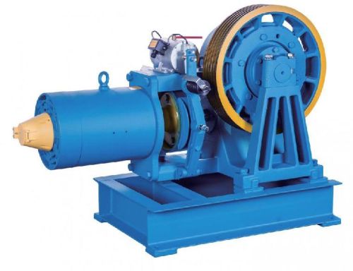 Geared Elevator Traction Machine