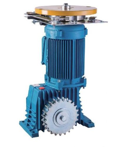 Geared Traction Machine For Escalator