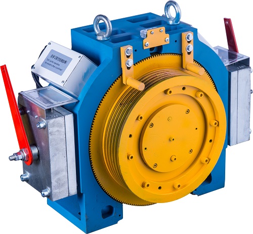 Light and Small Gearless Traction Machine